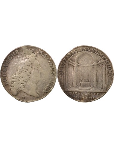 Louis XIV Chapelle de Meudon 1 jeton Argent 1703