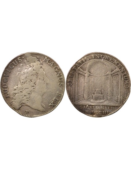 Louis XIV Chapelle de Meudon 1 jeton Argent 1703