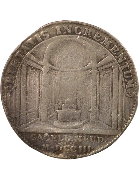 Louis XIV Chapelle de Meudon 1 jeton Argent 1703