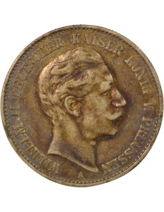 Etats Allemands (Prusse) Guillaume II de Prusse 2 mark Argent 1900 A Berlin 2