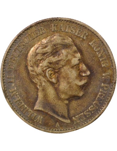 Etats Allemands (Prusse) Guillaume II de Prusse 2 mark Argent 1900 A Berlin
