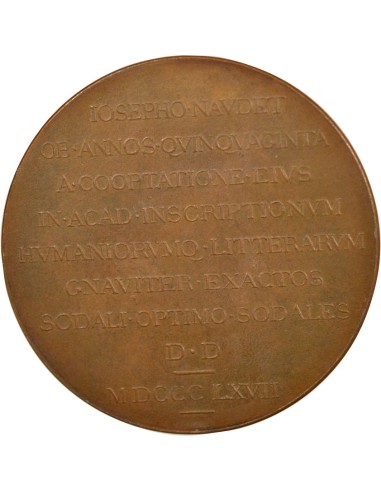 Joseph Naudet Joseph Naudet 1 jeton Cuivre 1867