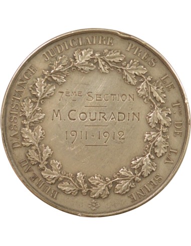 Bureau d'Assistance Judiciaire 1 jeton Argent 1912