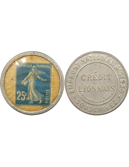 1 25 centimes Aluminium 1920 A Paris