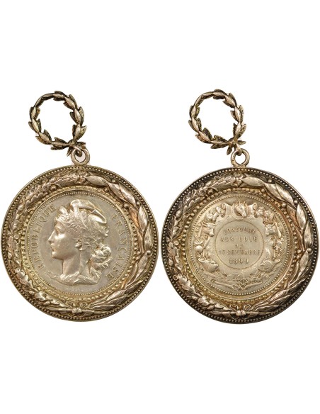 Concours Agricole 1 jeton Argent 1899