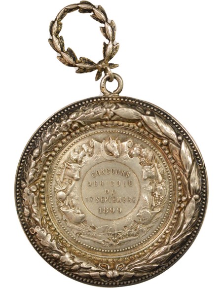 Concours Agricole 1 jeton Argent 1899