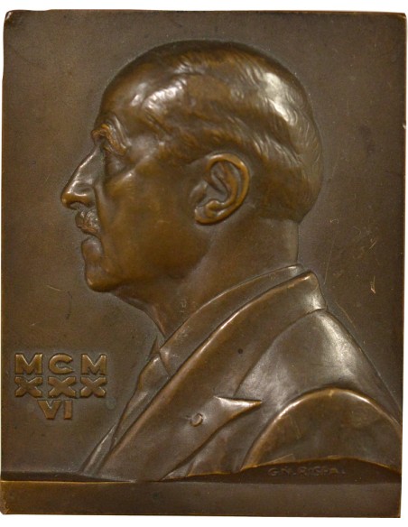 Gaston Milian Hôpital St Louis 1 jeton Bronze 1936