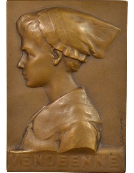 Vendéenne  1 jeton Bronze XXe Siècle