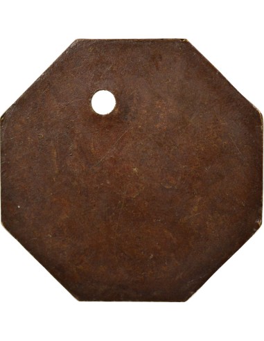 Louis XIV Cie Gle Transatlantique 1 jeton Cuivre