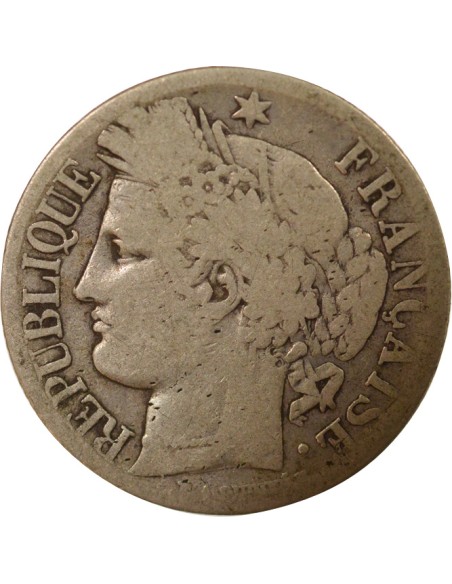 IIe République 1 franc Argent 1849 A - Paris