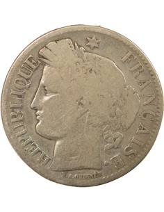 Cérès 2 francs Argent 1849 A - Paris 2