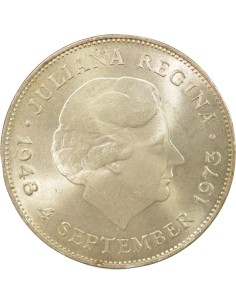 Pays-Bas Juliana 10 gulden Argent 1973 Utrecht 2