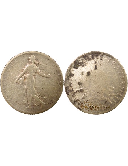 1 franc Argent 1900 A Paris