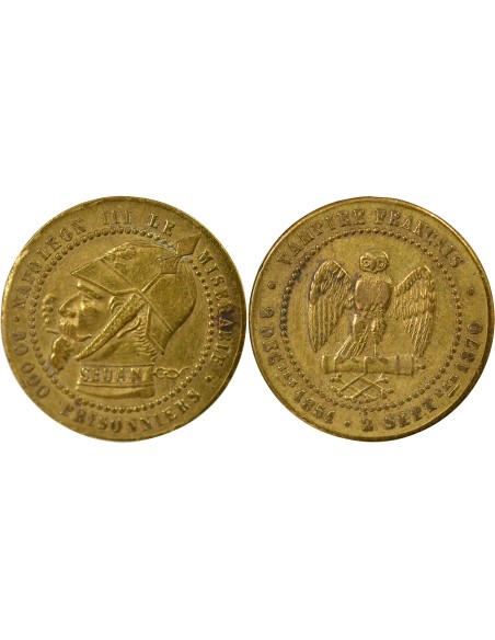 Napoléon III Defaite De Sedan Bronze 1870