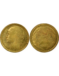 Morlon 100 francs Bronze-Alu 1929 A Paris
