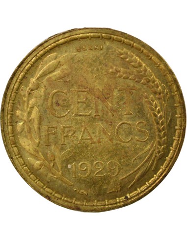 Morlon 100 francs Bronze-Alu 1929 A Paris