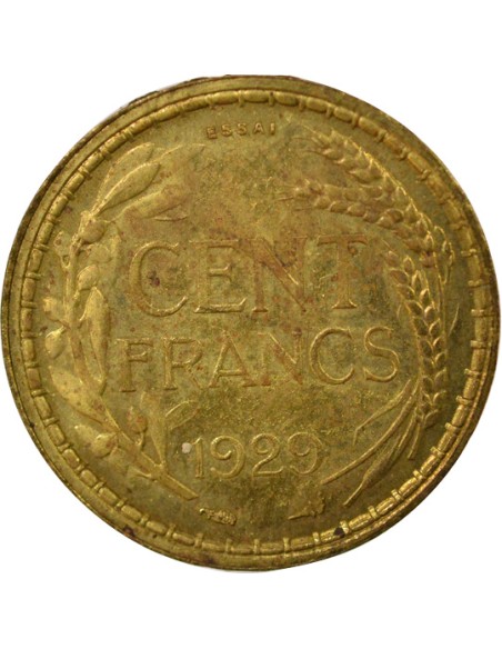 Morlon 100 francs Bronze-Alu 1929 A Paris