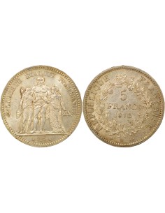 IIIe République 5 francs Argent 1876 A - Paris