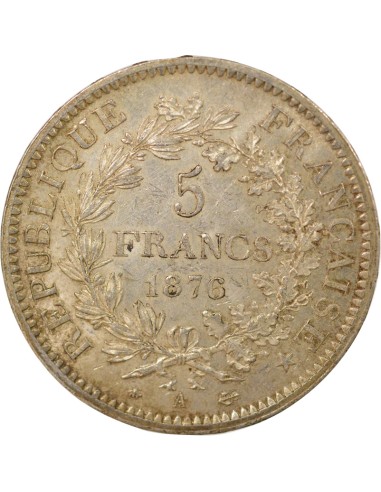 IIIe République 5 francs Argent 1876 A - Paris