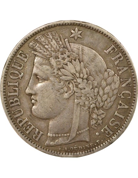 IIIe République 5 francs Argent 1870 A - Paris
