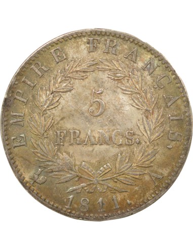 Roi d'Italie Empire 5 francs Argent 1811 A - Paris