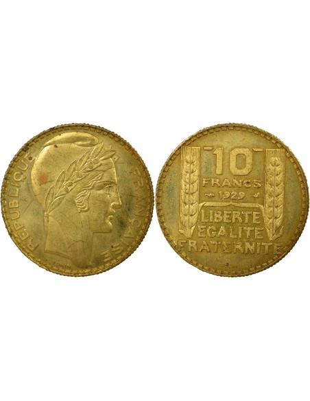 Turin 10 francs Bronze-Alu 1929 A Paris