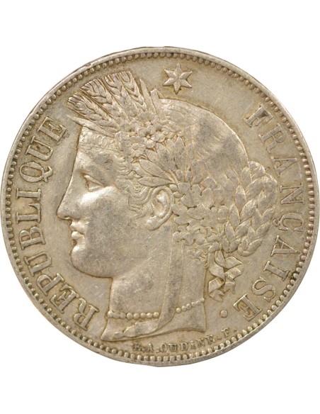 IIe République 5 francs Argent 1850 A - Paris