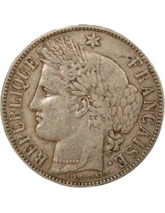 IIIe République 5 francs Argent 1871 K Bordeaux 2