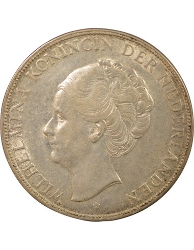 Pays-Bas Wilhelmina I 2 1/2 gulden Argent 1930 Utrecht