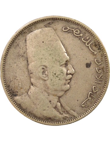 Pacha d´Egypte 10 piastres Argent 1341 AH (1923) H Heaton