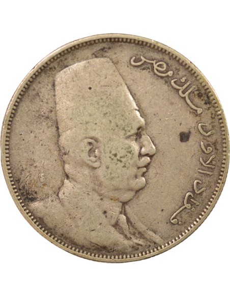 Pacha d´Egypte 10 piastres Argent 1341 AH (1923) H Heaton