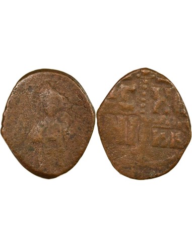 Empire Byzantin Michel IV Classe C 1 follis Bronze 1034-1041 Constantinople