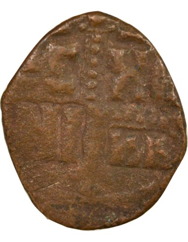 Empire Byzantin Michel IV Classe C 1 follis Bronze 1034-1041 Constantinople