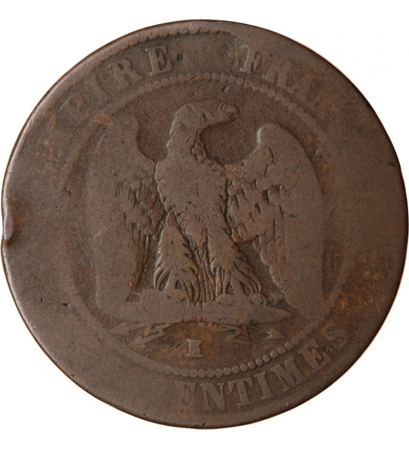 10 CENTIMES NAPOLEON III 1857 K BORDEAUX