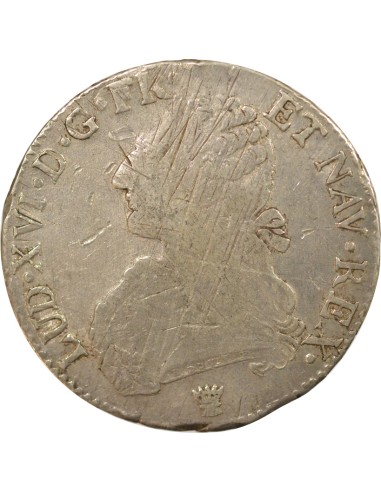 Louis XVI Au Buste Habillé 1 ecu Argent 1785 I Limoges