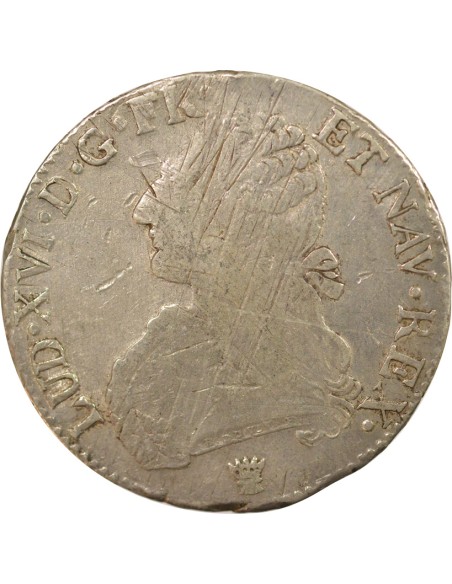 Louis XVI Au Buste Habillé 1 ecu Argent 1785 I Limoges