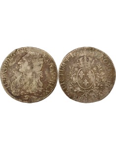 Louis XVI Au Buste Habillé 1 ecu Argent 1777 I Limoges