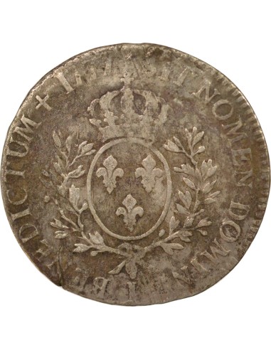 Louis XVI Au Buste Habillé 1 ecu Argent 1777 I Limoges