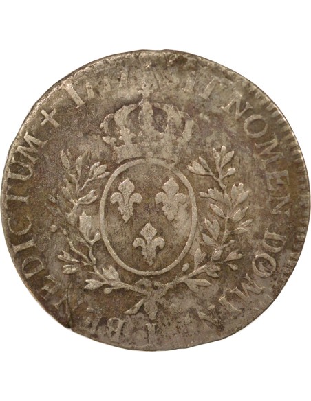 Louis XVI Au Buste Habillé 1 ecu Argent 1777 I Limoges