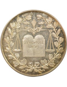 Notaires 1 jeton Argent Corne (ap. 1880) 2