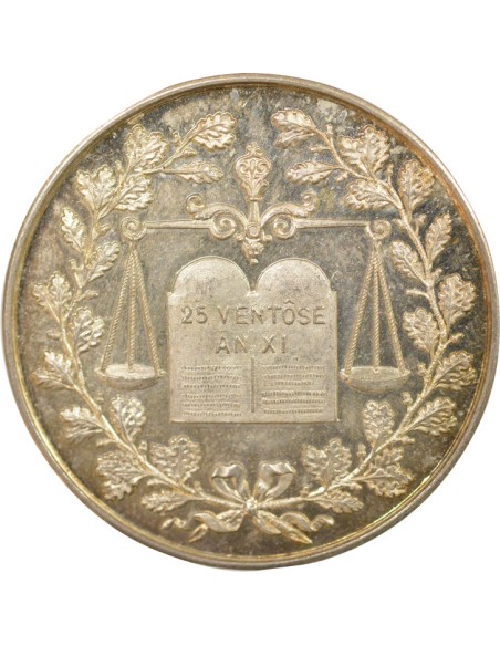 Notaires 1 jeton Argent Corne (ap. 1880)