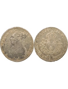 Louis XVI Au Buste Habillé 1 ecu Argent 1789 A - Paris