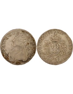 Louis XVI Au Buste Habillé 1 ecu Argent 1785 I Limoges
