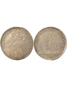 Louis XV Secrétaires du Roi 1 jeton Argent 1731 (1750)