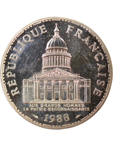 Panthéon 100 francs Argent 1988 Pessac