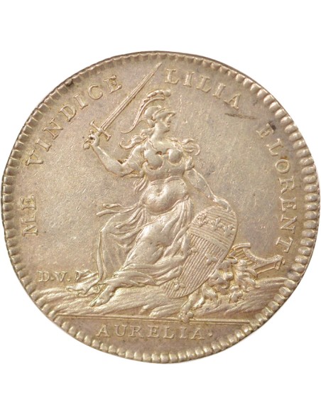 Colas de Mondru Marie d'Orléans 1 jeton Argent 1745