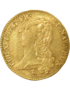 Louis XVI Tête nue 2 louis d'or Or 1786 A - Paris 2