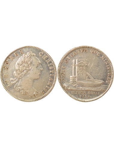Louis XV Trésor Royal 1 jeton Argent 1752