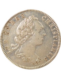 Louis XV Trésor Royal 1 jeton Argent 1752 2