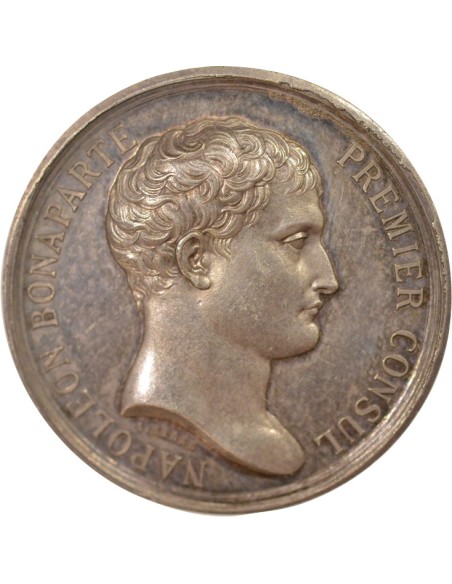 Corps Notarial 1 jeton Argent Abeille (1860-1879)